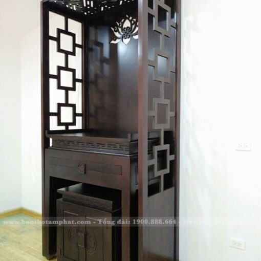 Mẫu bàn thờ thiết kế hiện đại dễ dàng lau chùi