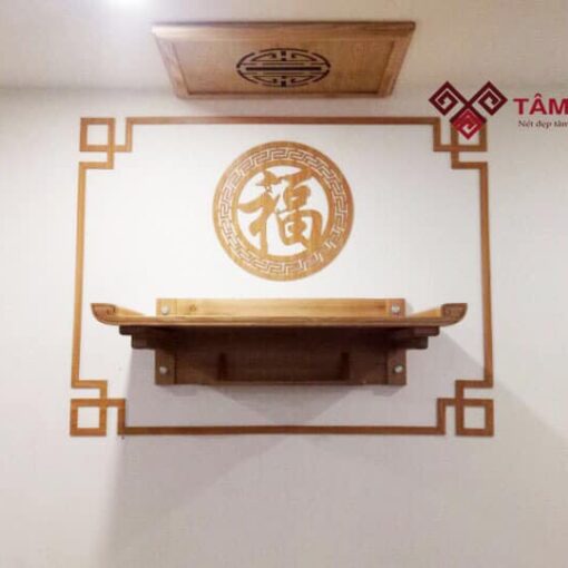 Bàn thờ treo gỗ Sồi