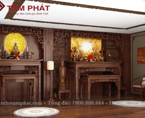 Mẫu bàn thờ cho phòng thờ riêng