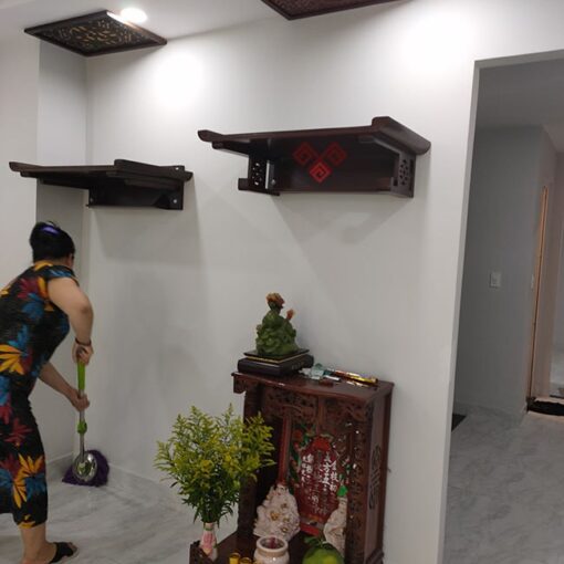 Bàn thờ treo tường có thể kết hợp giữa nhiều mẫu khác nhau
