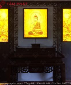 Tranh trúc chỉ đặc sắc cho phòng thờ Phật