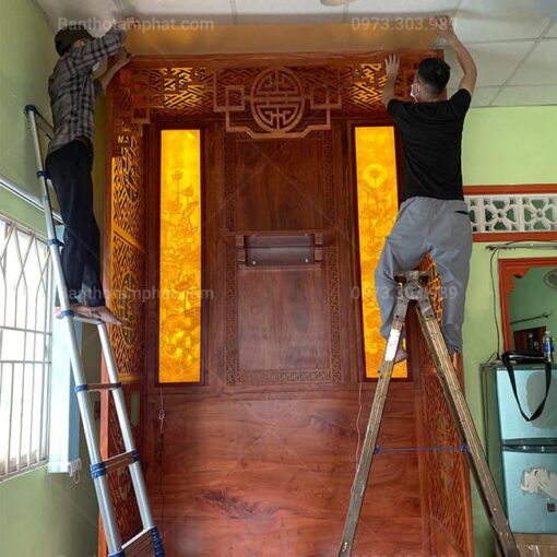 Thi công lắp đặt phòng thờ