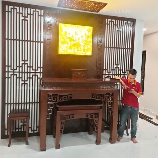 Mẫu phòng thờ được nhiều khách hàng lựa chọn