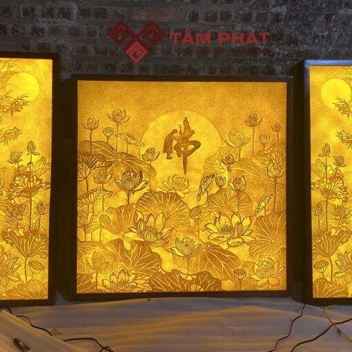 Tranh bái Phật cho phòng thờ lớn