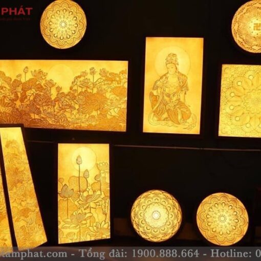 Tranh trúc chỉ được sử dụng nhiều trong trang trí không gian thờ hiện nay