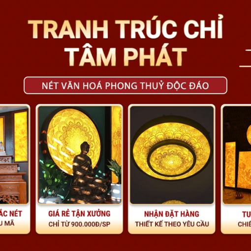Xưởng sản xuất tranh trúc chỉ số 1 Việt Nam