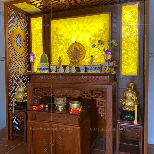 Tranh trúc chỉ bàn thờ Phật TC6670