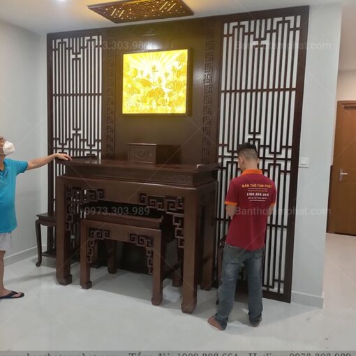 Mẫu phòng thờ được rất nhiều khách hàng lựa chọn