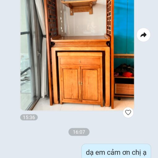 Feedback của khách hàng về bàn thờ Tâm Phát