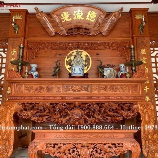 Sập thờ Mai Điểu chữ Phúc