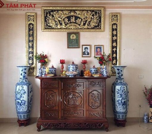Cách bày trí tủ thờ gia tiên