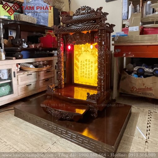 Bàn thờ Ông Địa đa dạng kích thước và trang trí