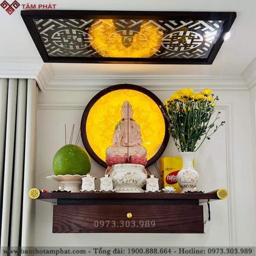 Trang thờ Phật treo tường sang trọng TT-2089