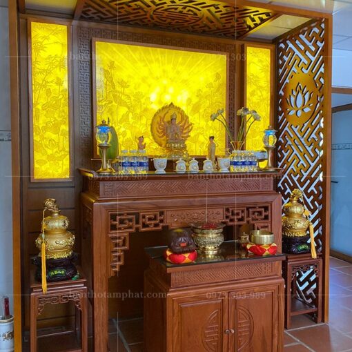 Mẫu phòng thờ Phật đẹp BT-1191