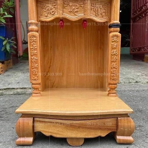 Thiết kế bàn thờ mái bằng đơn giản hiện đại.