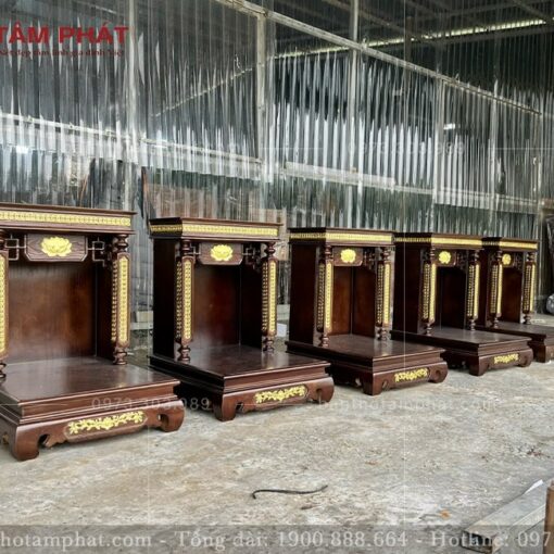 Bàn thờ Thần Tài Ông Địa BTT-3362 đa dạng kích thước màu sắc đẹp.
