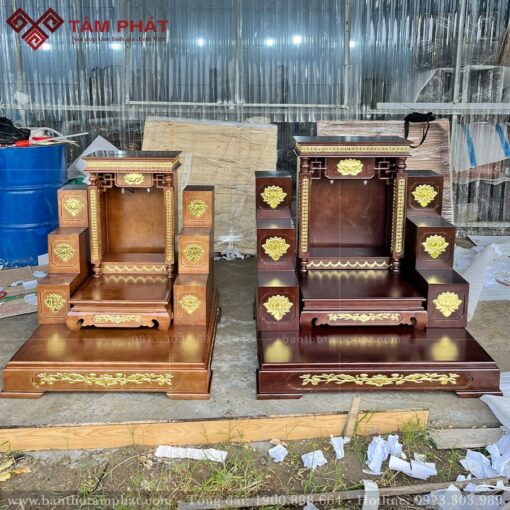 Bàn thờ Thần Tài BTT-3368 đa dạng kích thước, màu sắc.