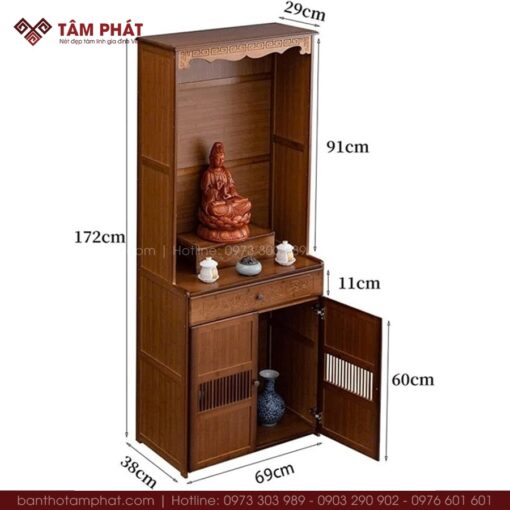 Làm từ chất liệu gỗ tự nhiên có độ bền cao.