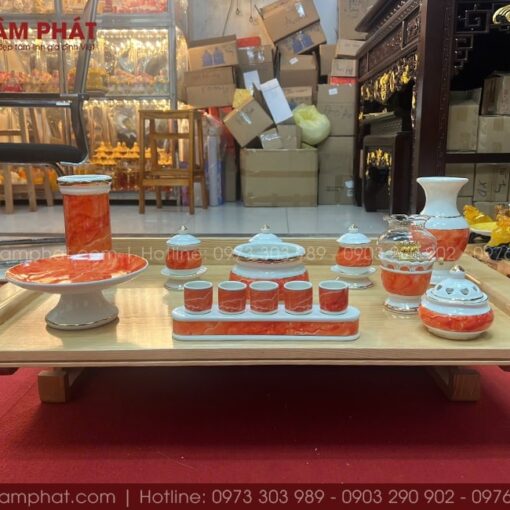Combo đồ thờ chiêu tài hút lộc, chuẩn phong thủy.