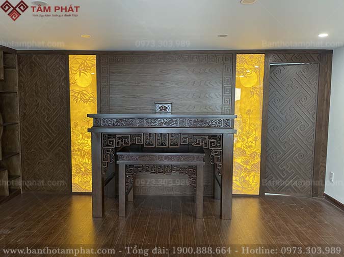 Mẫu án gian thờ đẹp trong phòng thờ Mẫu án gian thờ đẹp trong phòng thờ