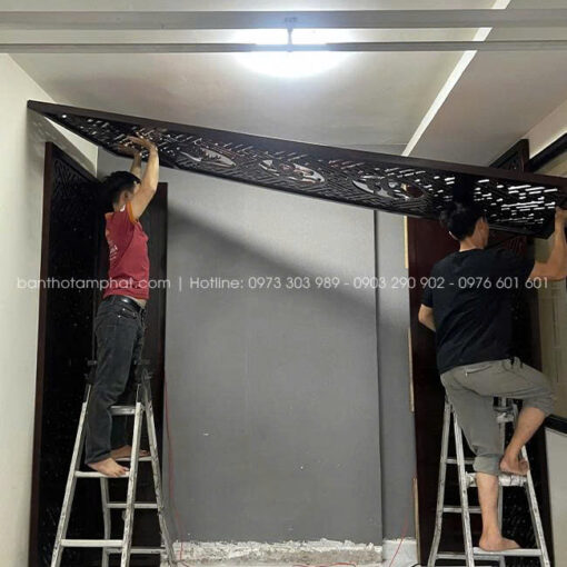 Tâm Phát nhận thiết kế, sản xuất và thi công phòng thờ cho mọi không gian