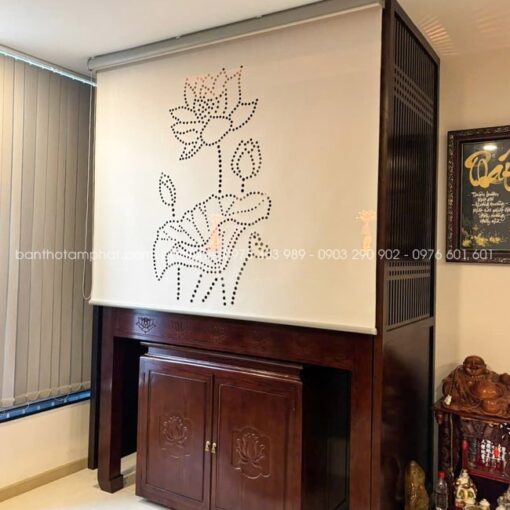 Phòng thờ BT-1691 bố trí chuẩn phong thủy, phù hợp với mọi không gian nhà cửa hiện đại.