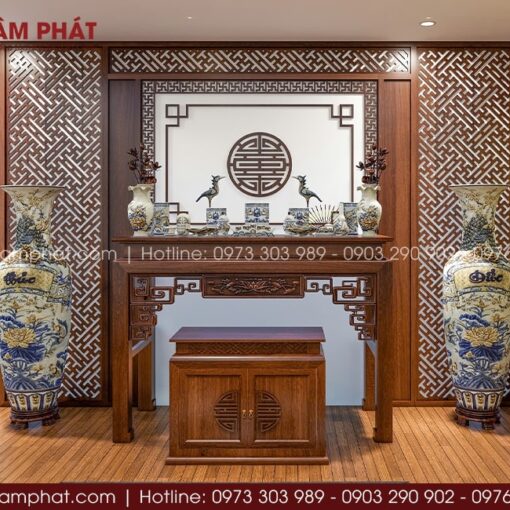 Phương án bố trí hài hòa, chuẩn phong thủy.