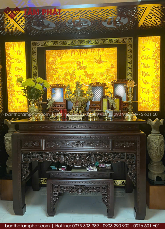 Cách Bài Trí Bàn Thờ Phật Chuẩn Phong Thủy Đơn Giản