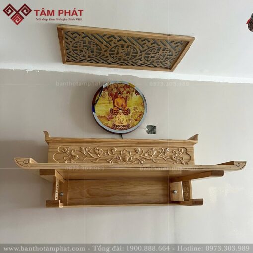 Thiết kế đơn giản, đôn cấp tháo rời, dễ dàng lắp đặt và thờ cúng.