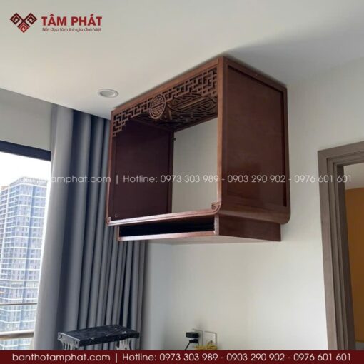 Phương án bàn thờ treo TT2212 phù hợp với mọi không gian nhà cửa từ căn hộ đến nhà phố, chung cư,...