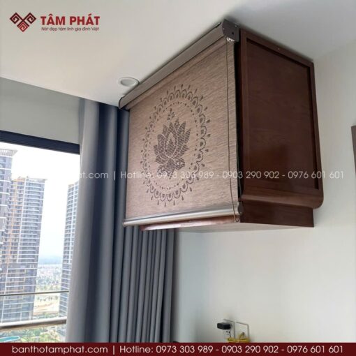 Không gian thờ TT2212 được đánh giá cao, chuẩn phong thủy tốt.