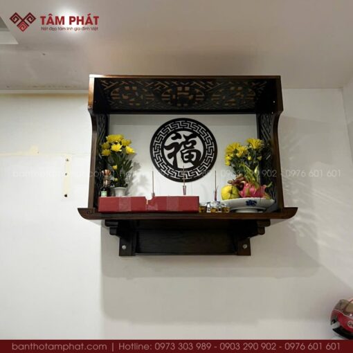 Kích Thước Bàn Thờ Phật Treo Tường Theo Trải Nghiệm Khách Hàng