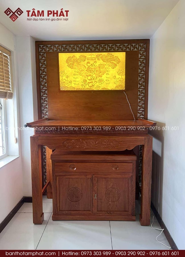 Tâm Phát kiểm tra kỹ, bàn giao sản phẩm thờ tốt nhất đến tay quý khách hàng.
