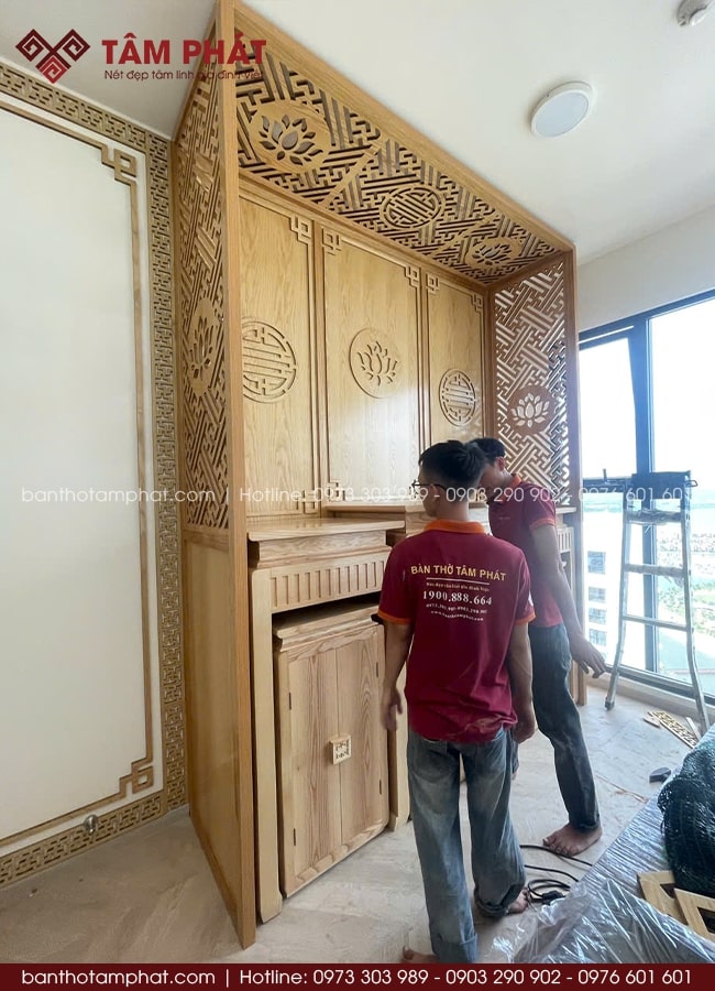 Nhận đặt đóng các công trình phòng thờ BT-1694 trên toàn quốc.