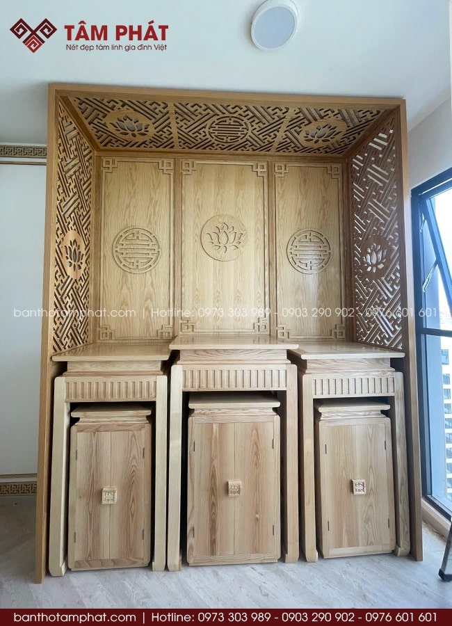 Miễn phí lắp đặt không gian thờ tại nhà.