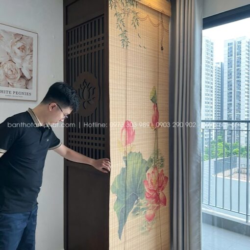 Mẫu phòng thờ tối ưu diện tích, tiết kiệm chi phí.