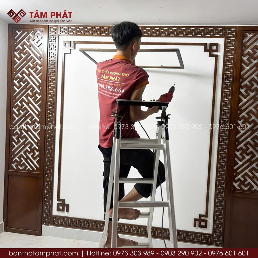 Kỹ thuật Tâm Phát chuyên nghiệp, lắp đặt nhanh chóng, tận tình.