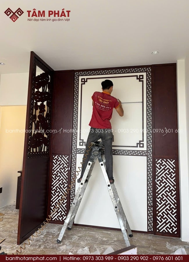Tâm Phát thiết kế thi công trọn gói chi tiết, tỉ mỉ.