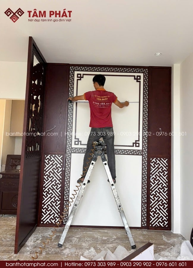 Bám sát bản vẽ 3D và thực tế khuôn viên nhà cửa.