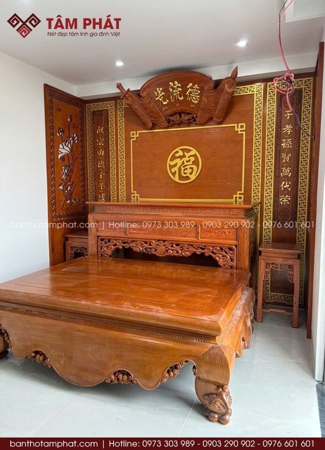 Cũng có thể dùng để bày mâm lễ lớn trong ngày đặc biệt (giỗ tổ, cúng tạ, rằm tháng 7, v.v).