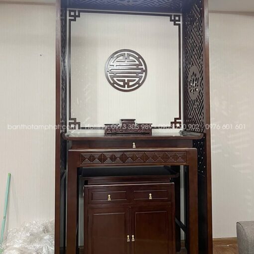 Phòng thờ vách ngăn đơn giản mẫu BT-1697