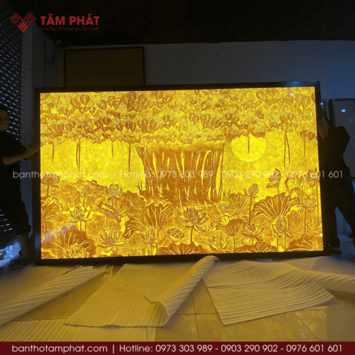 Tranh cây Bồ Đề trúc chỉ treo phòng thờ TC-6718