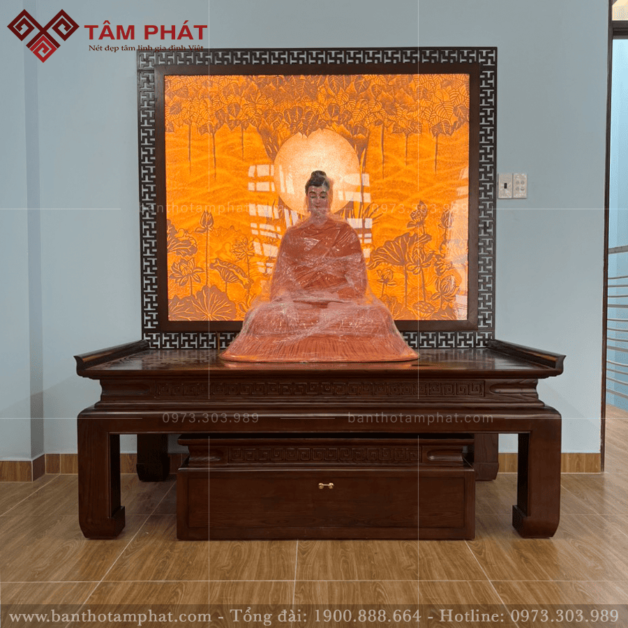 Mẫu bàn thờ Phật Thích Ca Mâu Ni đẹp Mẫu bàn thờ Phật Thích Ca Mâu Ni đẹp