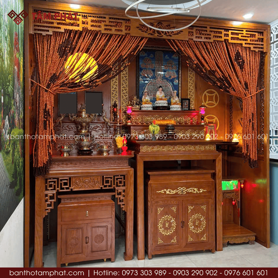 Bài Trí Trong Phòng Thờ Gia Tiên