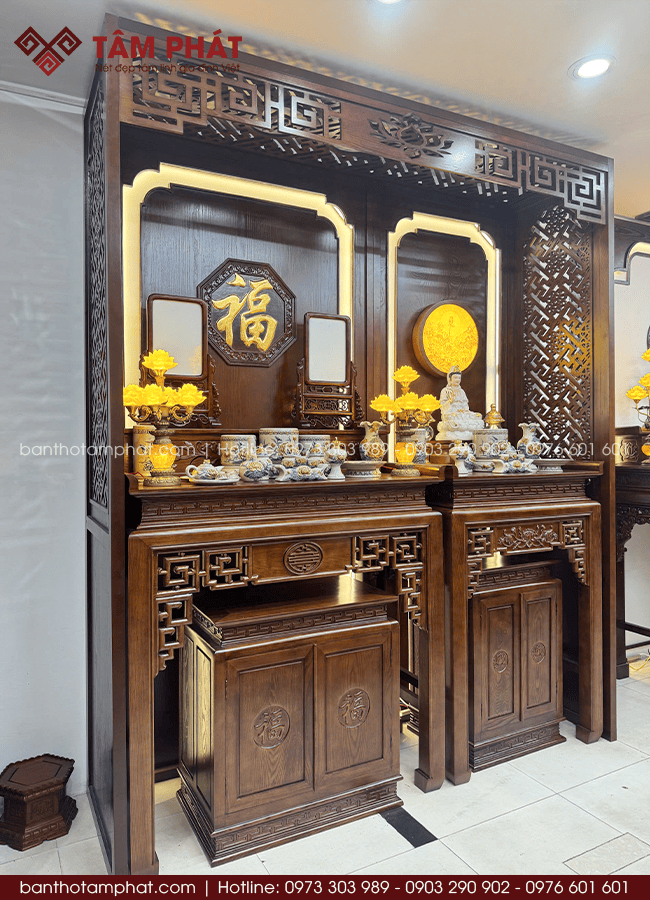 Bàn thờ Phật Quan Âm đơn giản Bàn thờ Phật Quan Âm đơn giản