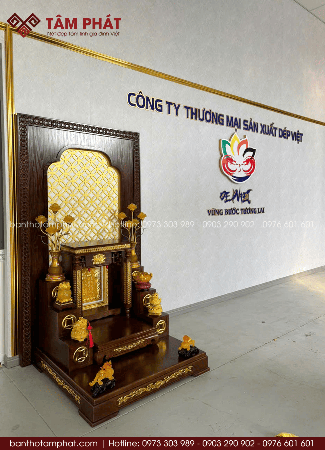 Bộ bàn thờ được nhiều Công ty, cửa hàng lựa chọn
