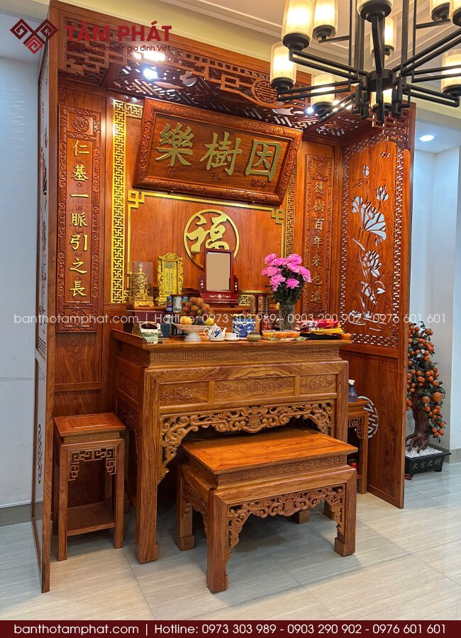 Đem lại tổng quan phòng thờ BT-1794 hài hòa, chuẩn phong thủy.