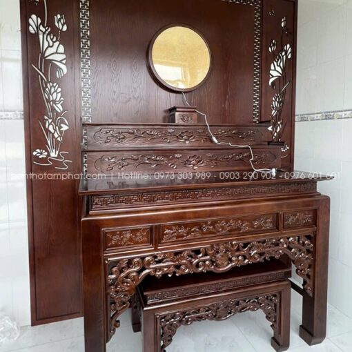 Đa dạng các tone gỗ trầm ấm, kích thước chuẩn phong thủy, bám sát diện tích thực tế.