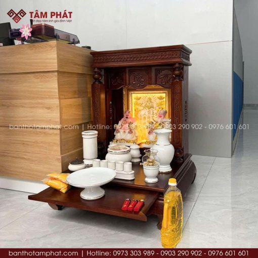 Trọn bộ bàn thờ Thần Tài Phúc Lộc Thọ BTT-3037