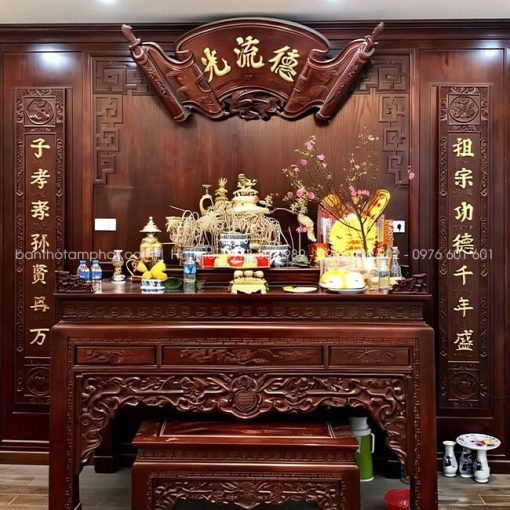 Phòng thờ BT-1808 phù hợp nhiều phong cách kiến trúc từ chung cư đến nhà phố, biệt thự, phòng thờ riêng, nhà thờ họ,...